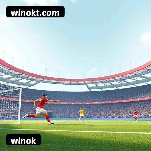 App winok para iOS e Android — interface mobile, login biométrico e PIX integrado